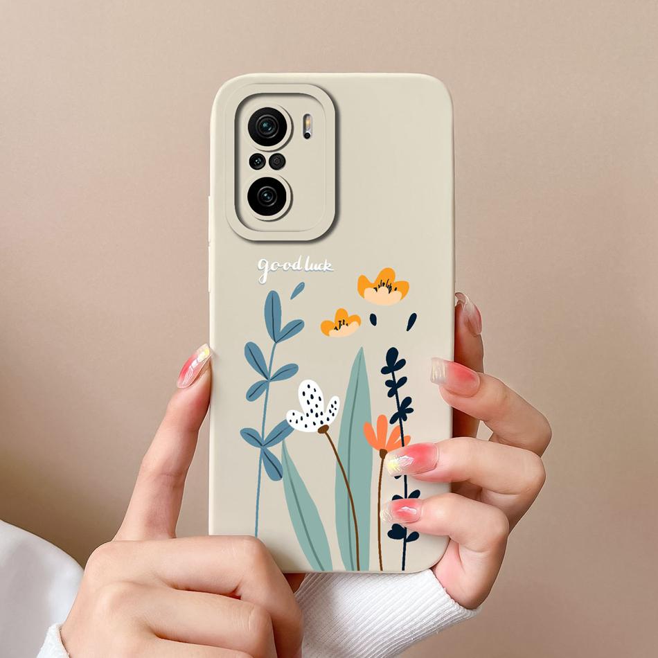 Anime Case For Poco F3 GT Soft Smooth Liquid Silicone Full Protection Anti Choc Phone Back Cover For Poco F 3 F3GT Protector