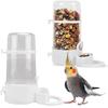 1PCS Parakeet Water Dispenser Automatic Bird Feeder Parrot Automatic Feeder Waterer Bottle Hanging Food Dispenser