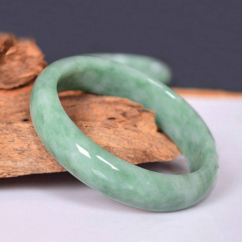 Real Grade A Natural China Jade Bangle Bracelet Charm Jewellery Fashion Accessories Hand-Carved Emerald Bangles Lady Party Gift
