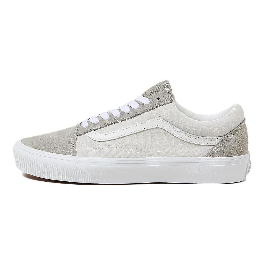 Vans Коллекция Old Skool Низкие Скейт-Кеды Унисекс Серые Белые Кроссовки VN000CT8BGF