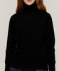 CARGOBROS FOR WOMAN Premium Wool Wholegarment High-Neck Knit (Black)