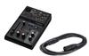Live Streaming Mixer 3m Microphone Cable Set 3 Channels Black AG03MK2 B MC