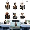 Car Pendant Practical Interior Ornament Hanging Mini Puppy Shape Car Hanging Toy Gift Car Decoration Accessories