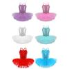 Girls Sequined Camisole Ballet Tutu Dress Skirted Leotard Ballerina Glittering Dance Wear Costumes