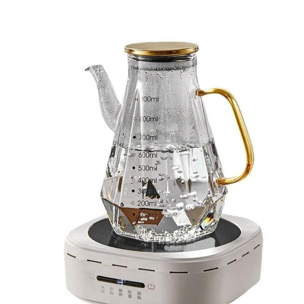 Borosilicate Clear Glass Oil Bottle Diamond Cut Kitchen Oil Container Home Cooking