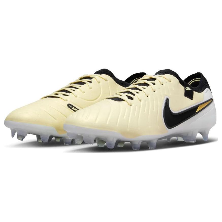 Nike Tiempo Legend 10 Elite FG Mad Ready Pack Men Sneakers Cream Lemonade Metallic-Gold-Coin DV4328-700