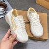 Женские кроссовки для тренировок на толстой подошве, осень 2025, новая дышащая универсальная сетчатая белая обувь, ретро, легкая, повседневная обувь Форреста Гампа