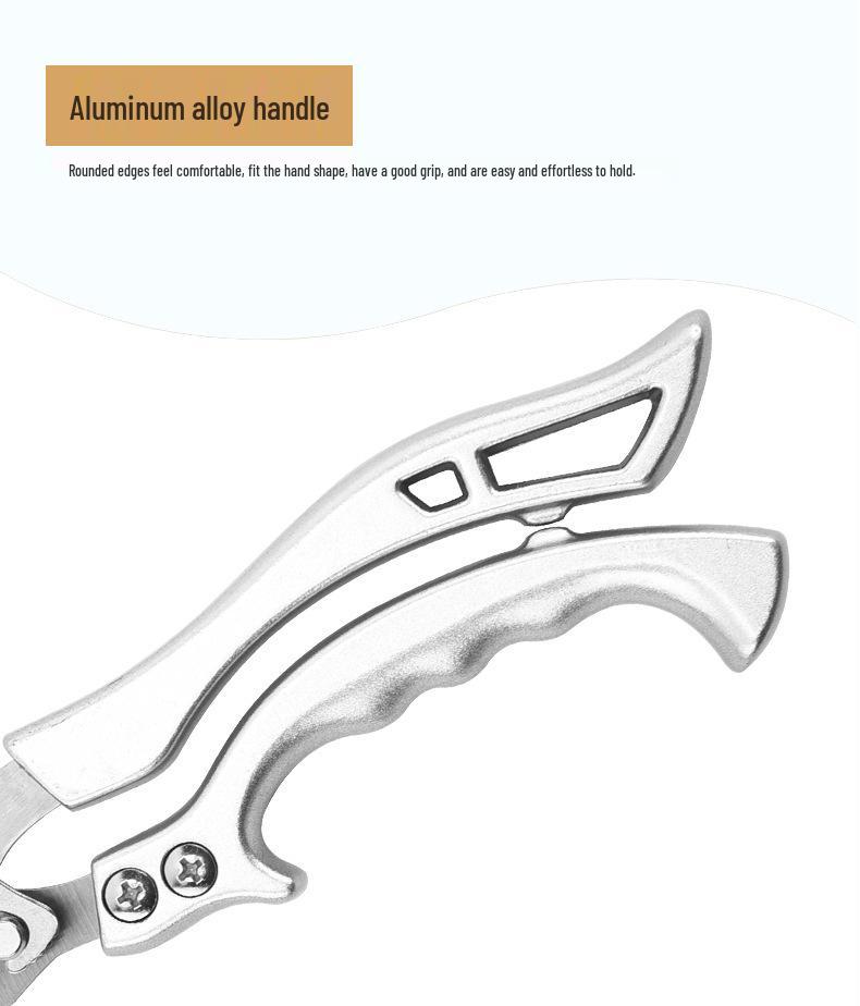 Высоко востребованные кухонные ножницы из цельной стали: Многофункциональные ножницы из нержавеющей стали для куриных костей и рыбы