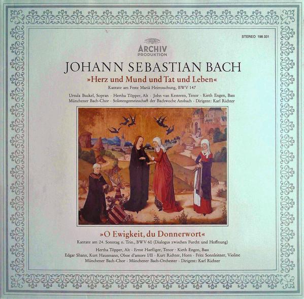 Виниловая пластинка ИОГАНН СЕБАСТЬЯН БАХ Herz Und Mund Und Tat Und Leben Ka 198331 Archiv Produkti Германия Классика Б/у