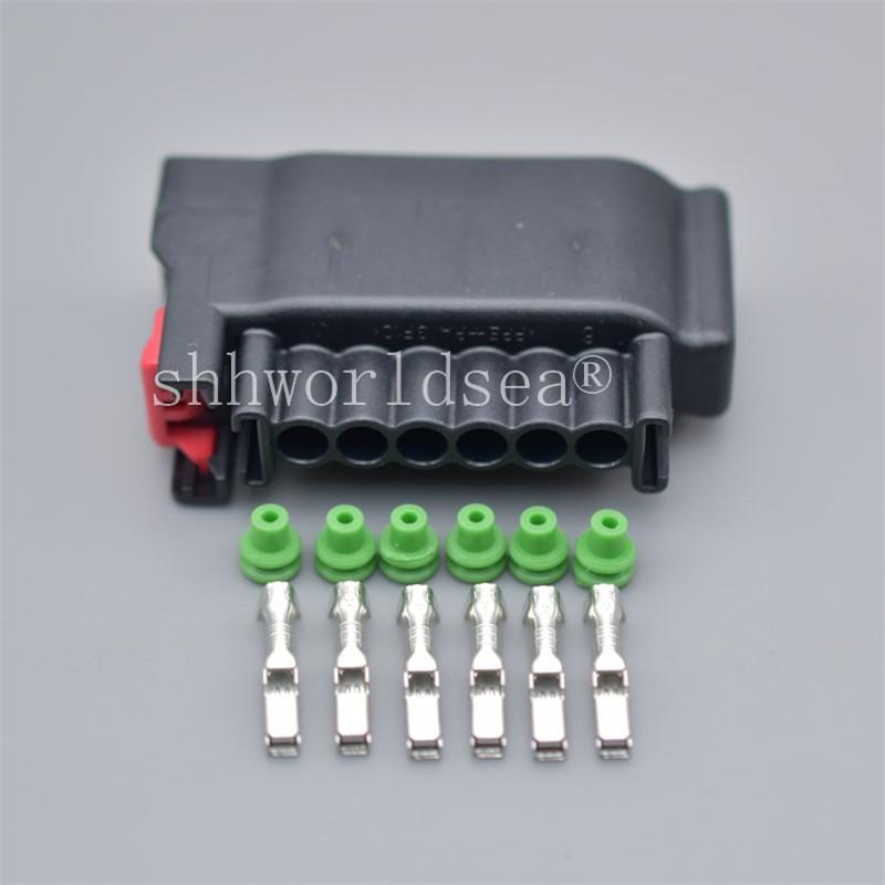 1Sets 6 Pin 4M51-9F836-BK Auto Accelerator Pedal Car Connector For Volvo For Ford 1.6TDCI Accelerator Throttle Car 4M5T-14A464