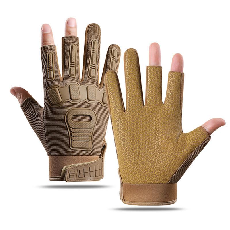 Tactical Gloves for Women and Men Outdoor Rock Climbing Finger Leakage Training Anti Slip Protection Cycling Tactical Gloves