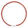 Silver925 Red Ball Onyx Gemstone Bracelet