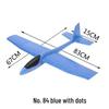 Upgraded Foam Hand-Thrown Glider - Lightweight Model Airplane for Outdoor Play