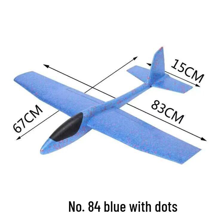 Upgraded Foam Hand-Thrown Glider - Lightweight Model Airplane for Outdoor Play
