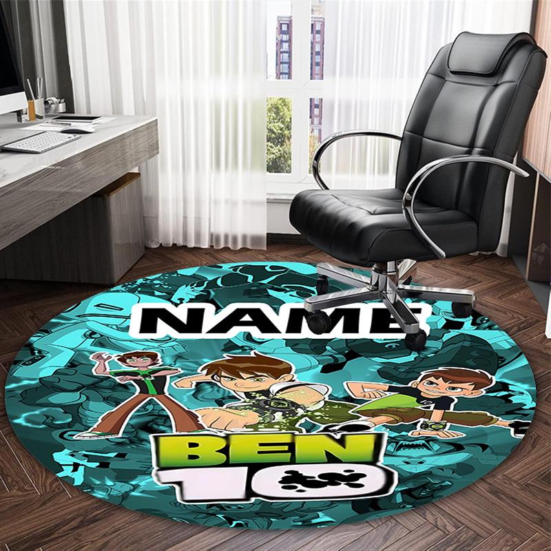Customizable B-Ben102 Round Non-Slip Carpet - Ideal for Garden, Picnic, Office, Perfect for Decoration, Suitable For All Seasons