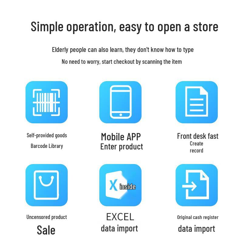 Hamilton Integrated Smart POS System with Scale CN plug (adapter included)