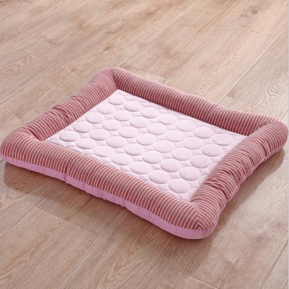 Ice Silk Material Cooling Pad Bed for Dogs Cats Soft Summer Sleeping Puppy Kitten Cool Mat Breathable Pet Nest Pet Blanket