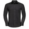 Russell Collection Mens Poplin Long-Sleeved Shirt