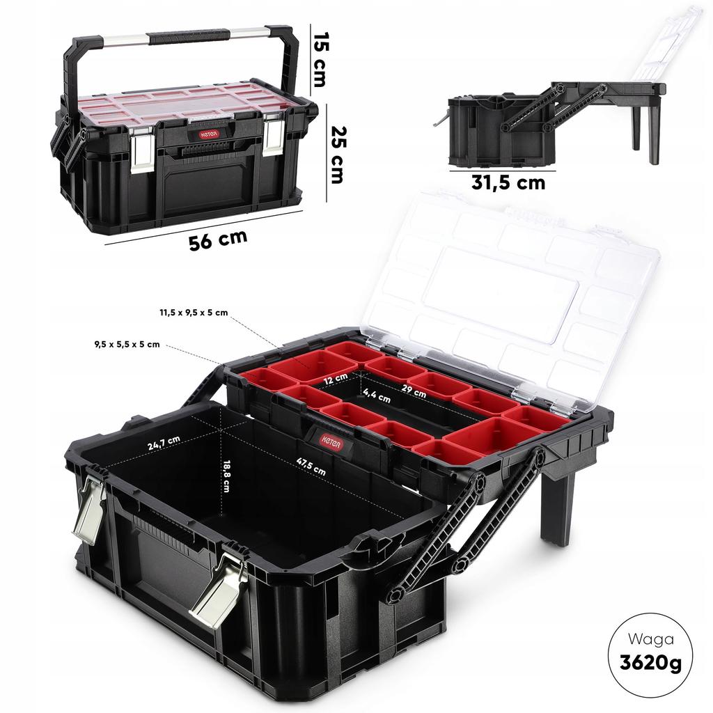 KETER Tool Case Organizer Box