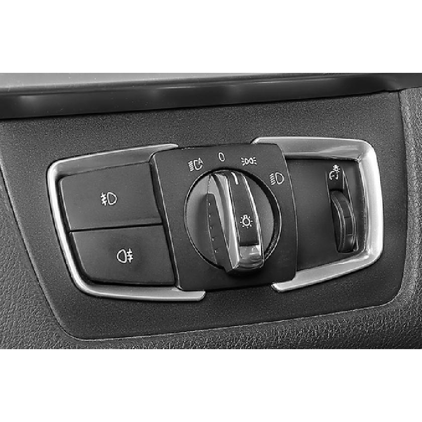 Function Control Button Frame Trim For BMW 3 4 Series GT 2013- ABS Silver
