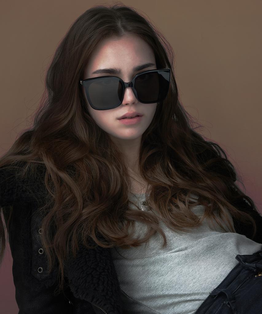 Солнцезащитные очки Likkeullou Rc Acetate E-Sang Черные