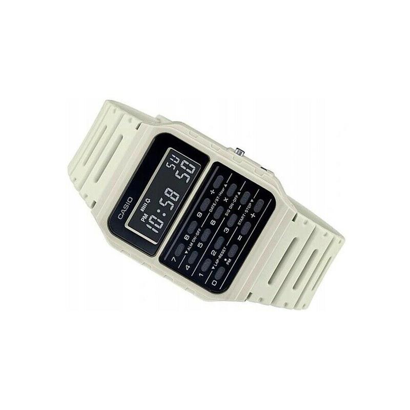 Casio Серия YOUTH - Цифровой калькулятор Ретро-калькулятор Многофункциональный Водонепроницаемый Кварцевый механизм Ремешок из смолы Японские и корейские часы CA-53WF-8B