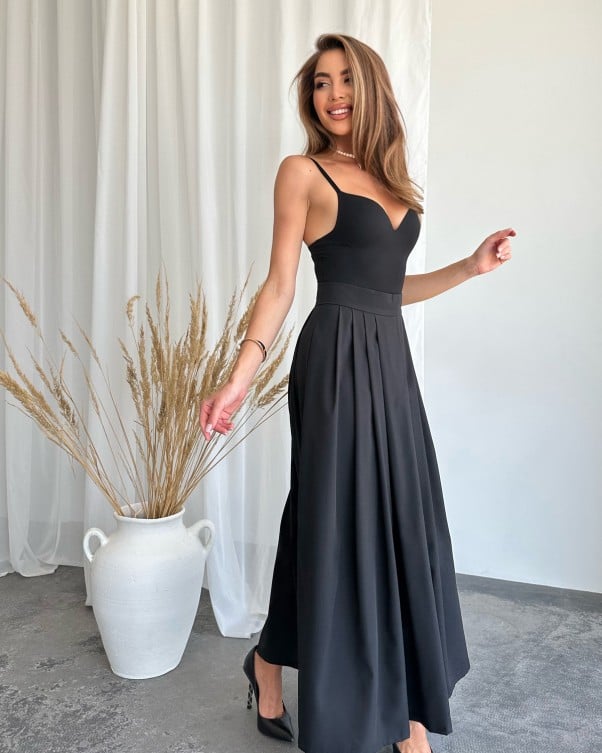 Long Flared Skirt ISSA Plus