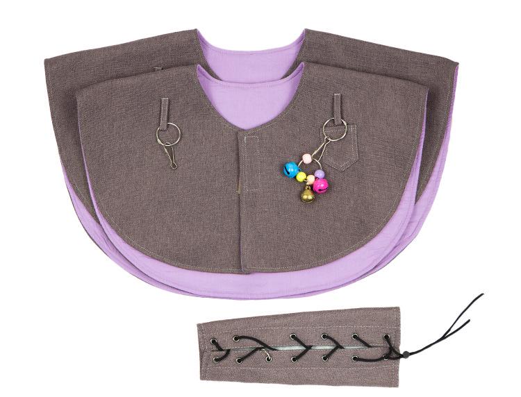 Защита для подгузника и шали для попугая: Защита от царапин/укусов дизайн «Пион» для волнистого попугайчика и кореллы