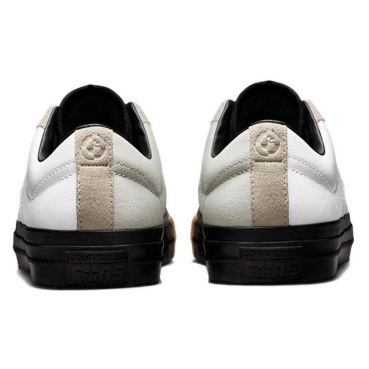 Carhartt WIP x Converse One Star Pro Cons Низкие Белые Черные Унисекс Кроссовки Резина-Мед 172551C