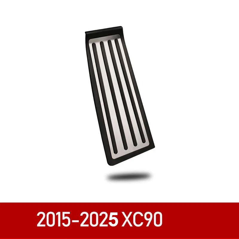 ulsap8 Car Accelerator Brake Pedal Footrest Pedal Plate Cover For Volvo XC60 XC90 S90 v90 s60 v60 xc40 Accessories 2022-25