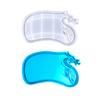 Dragon Head Shaped Cup Tray Molds Jewelry Tray Moulds Resin Casting Moulds Silicone Molds for DIY Hand Making Trays