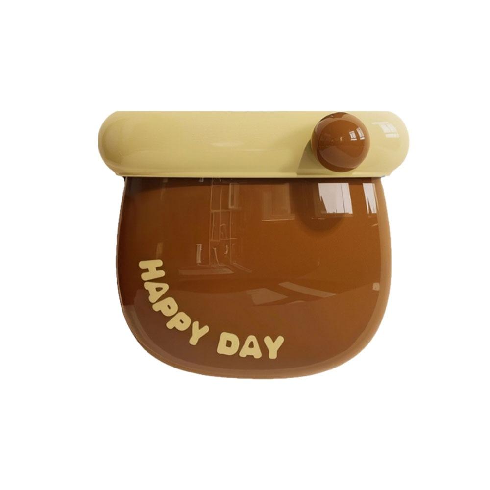 Магнитный органайзер без сверления, пластиковый держатель для ручек, милый контейнер для хранения на холодильник, кухня