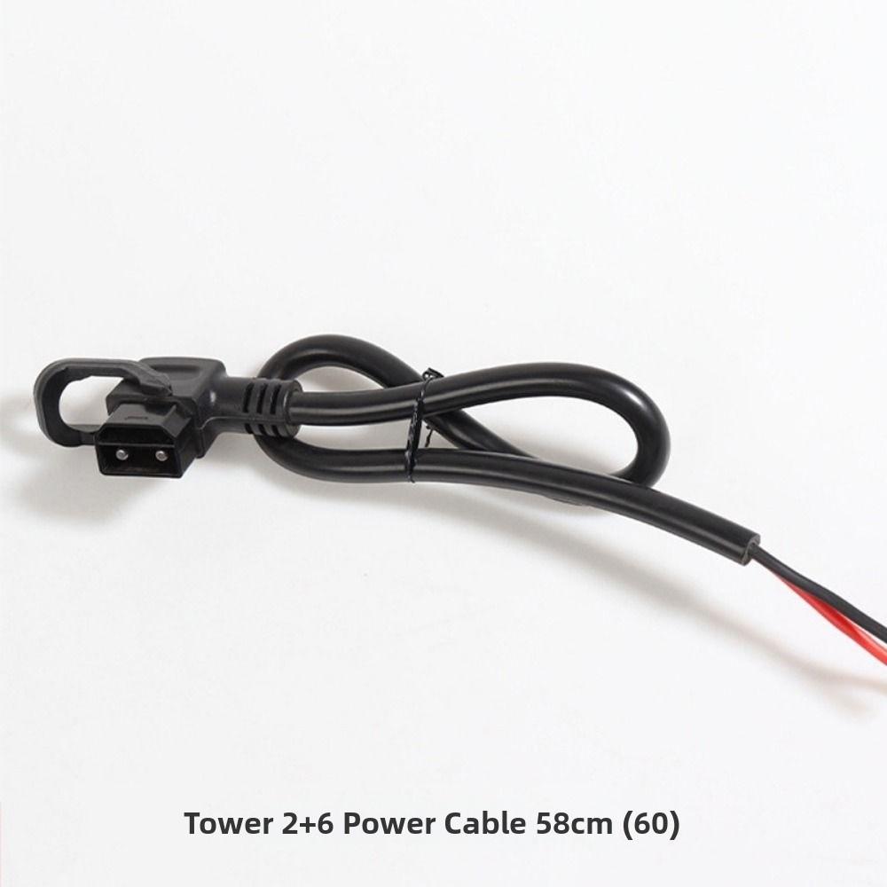 Black 2+6 Lithium Battery Charing Wire Electric Vehicle Connector Cable for Tower Battery Cabinet