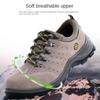 Men's Anti-Smashing and Anti-Penetration Lightweight Non-Slip Wear-Resistant Safety Protective Breathable Oil-Resistant Work Shoes
