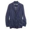 DIRK BIKKEMBERGS Made In Italy Linen Blend Tailored Jacket 46 Navy Ancon Men's Used