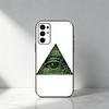 Чехол для телефона I-Illuminati для Samsung S25, S24, S21, S22, S23, S30, Ultra, S20, Plus, Fe, Note, 5G Черный