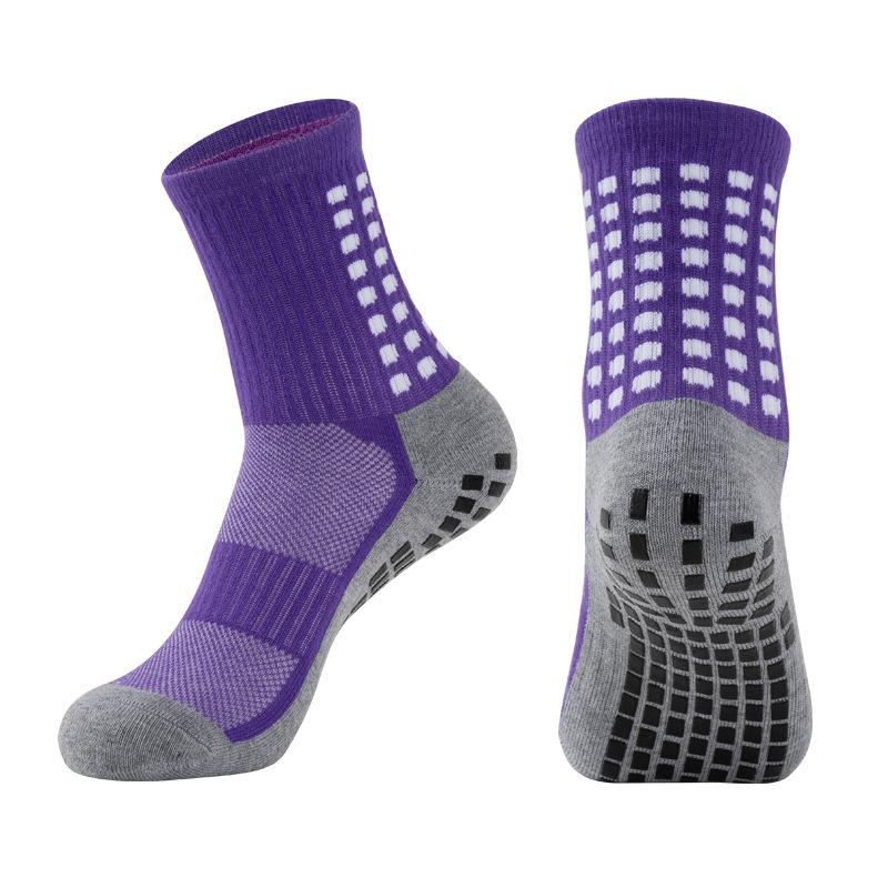 Утолщенные Нескользящие Футбольные Носки до Середины Икры - Влагоотводящие, Износостойкие, Махровое Дно