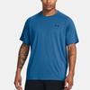 Under Armour UA Tech™ Logo Comfort Casual Crew Neck Short Sleeve T Shirt Men T Shirts Photon-Blue 1326413-406