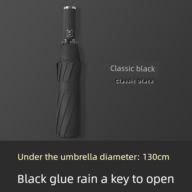 Automatic Storm-Resistant Umbrella Extra Large Thickened Reinforced Sun Umbrella Rain and Rain Dual-Use Men Sun Umbrella UV-Proof Female