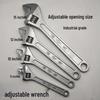 Разводной ключ с регулируемым размером: 8", 10", 12", 15" Многофункциональный инструмент с открытым концом
