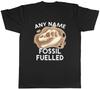 Персонализированная футболка унисекс Fossil Feulled Paleontology Dinosaur футболка топ подарок