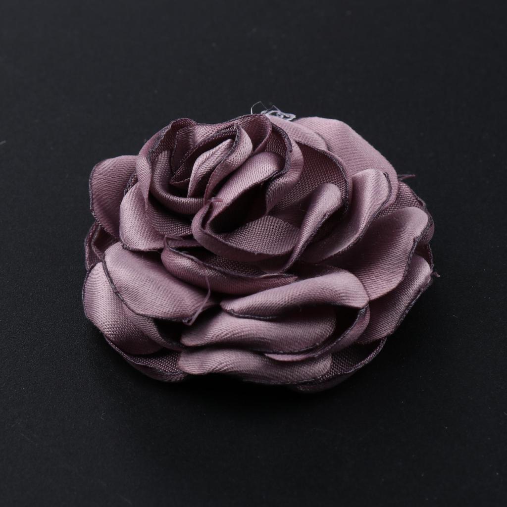 5CM Large Fabric Flower with Burned Edge for Jewelry, Clothing, Headwear, Hair Clips & Decorative Accessories