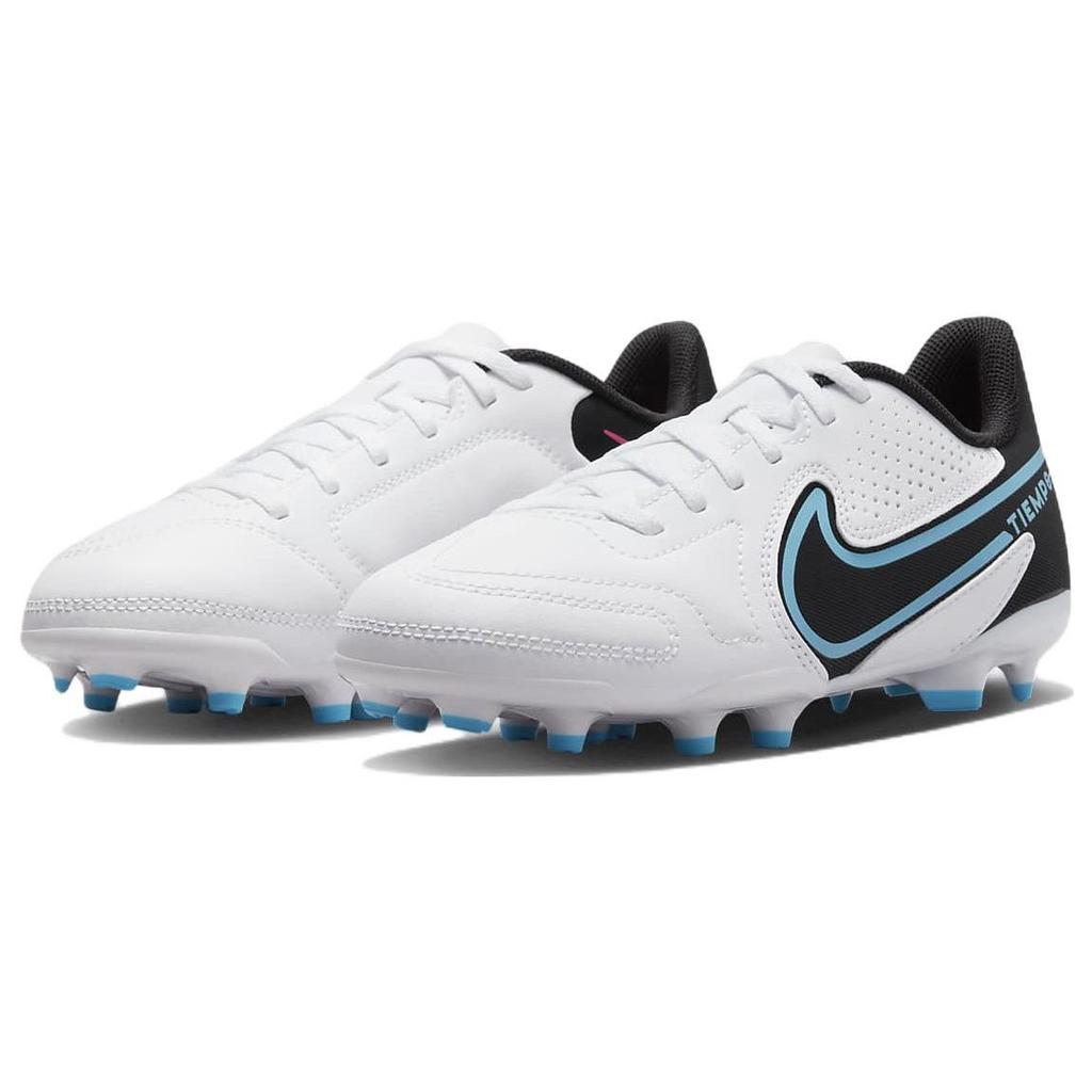 Nike Кроссовки унисекс Tiempo Legend 9 Club MG Blast Pack White Baltic-Blue Pink-Blast DA1176-146