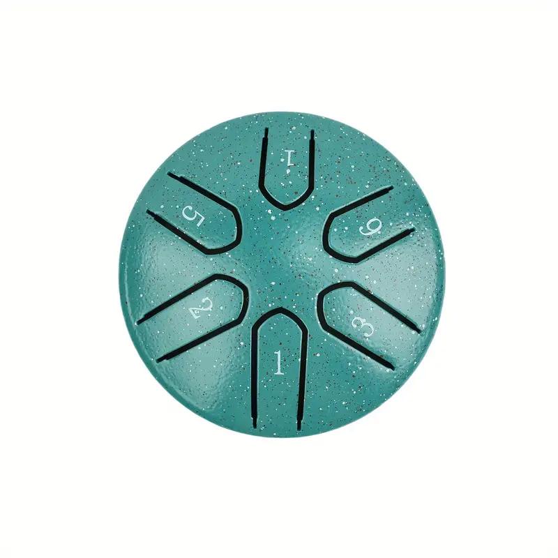 3-дюймовый набор язычковых барабанов из легированной стали - 6 нот, мини-ударный инструмент для медитации, йоги и звукового исцеления