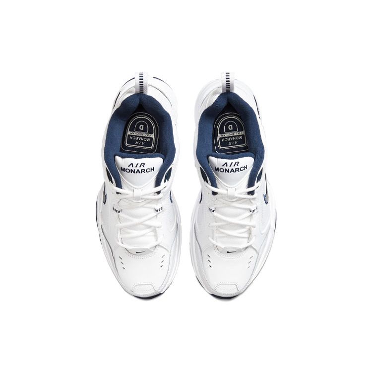 Nike Кроссовки мужские Air Monarch IV Белые Темно-синие 415445-102