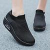Women's Lace-up Breathable Mesh Platform Rocker Shoes Casual Sports Shoes