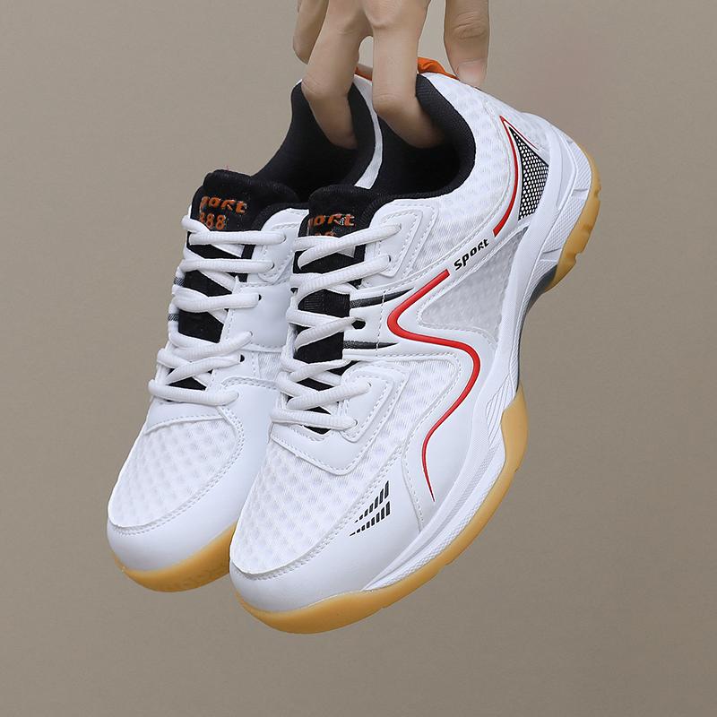 Дышащие мужские кроссовки для бадминтона Легкие кроссовки для тенниса Профессиональные тренировочные кроссовки Пара Противоскользящие волейбольные спортивные туфли