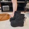 Ankle Boots Female Shoes Boots-Women Low Ladies Riding Rock Autumn Lolita Black Motorcycle Boots Women's Boots Winter
