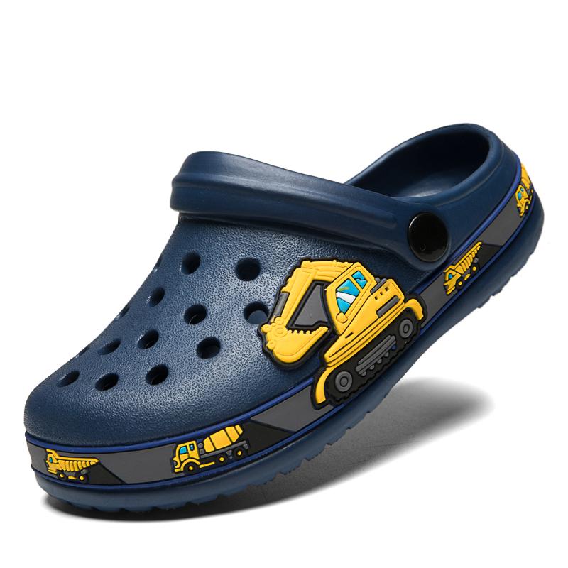 Милые новые тапочки с животными для маленьких мальчиков, летние детские сандалии с героями мультфильмов, пляжная обувь для малышей, милые шлепанцы для девочек, детские тапочки