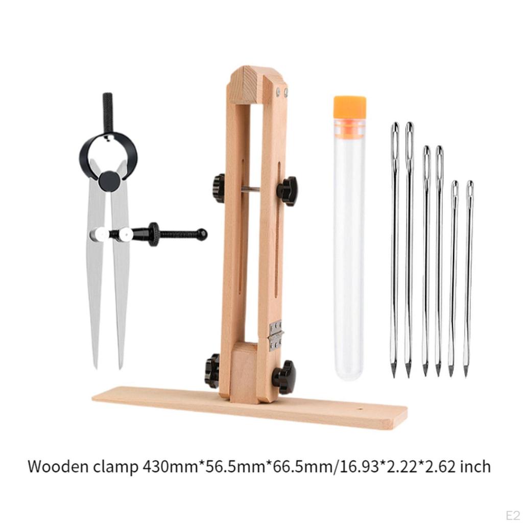 Кожаный зажим для пони Настольный рабочий инструмент Настольный шнуровка Шитье